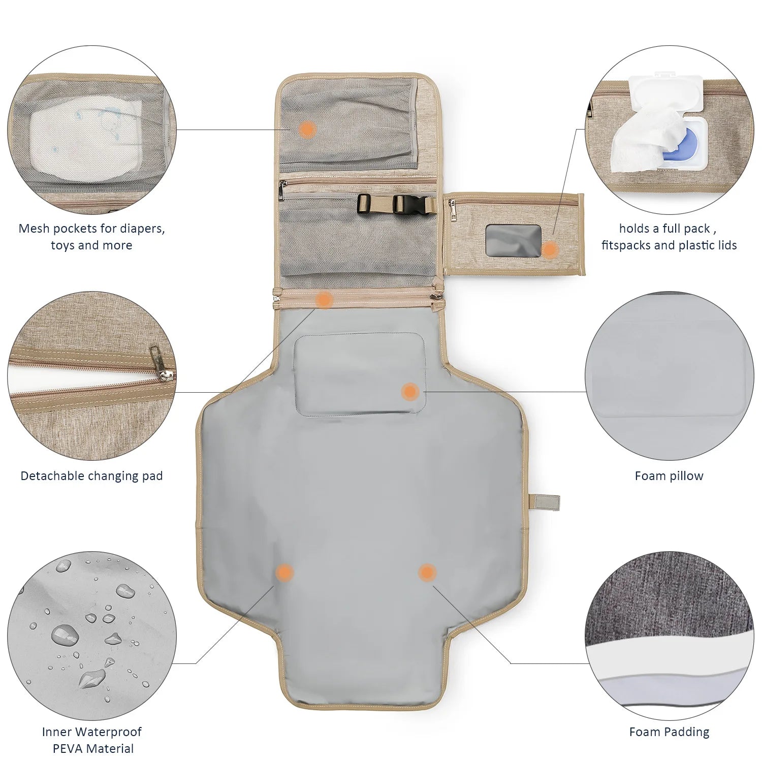 Foldable Travel Changing Mat