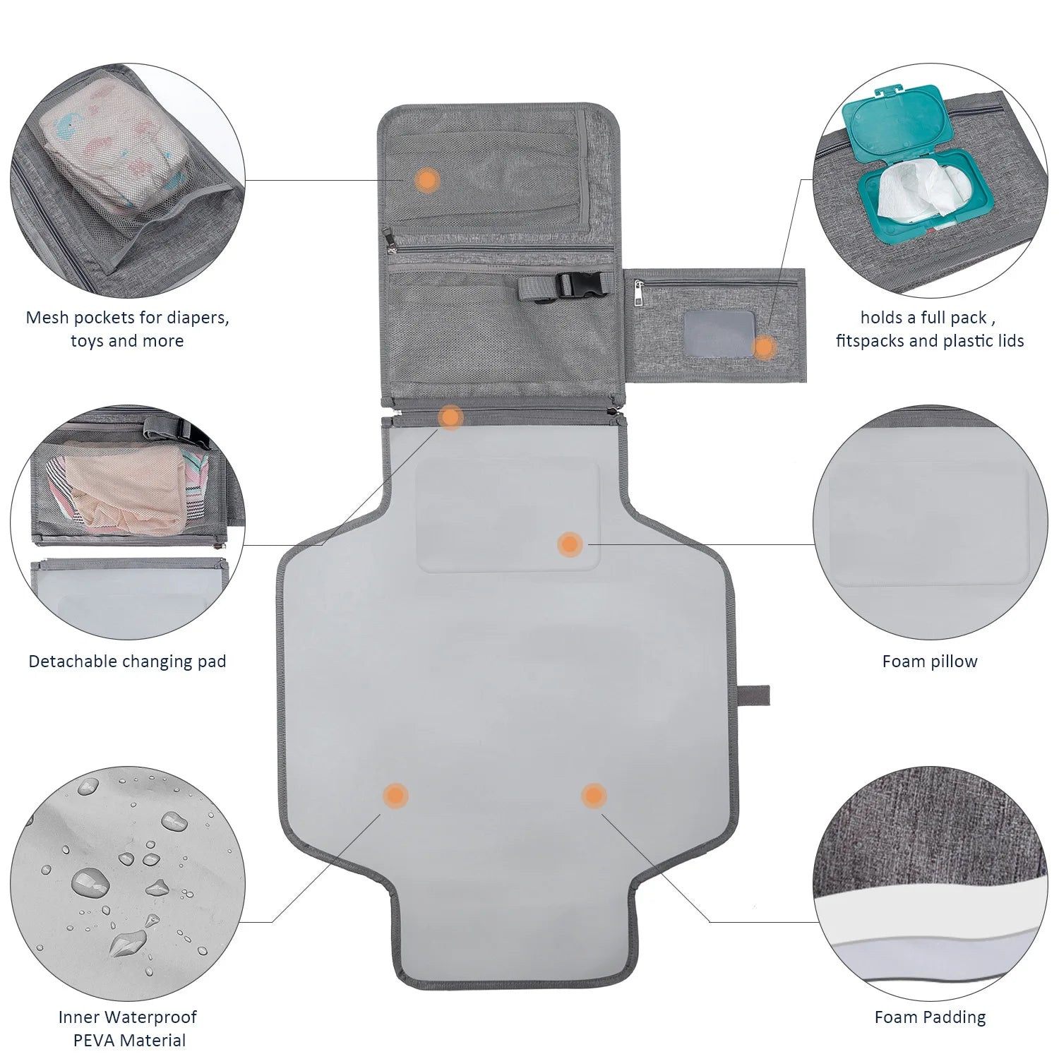 Foldable Travel Changing Mat