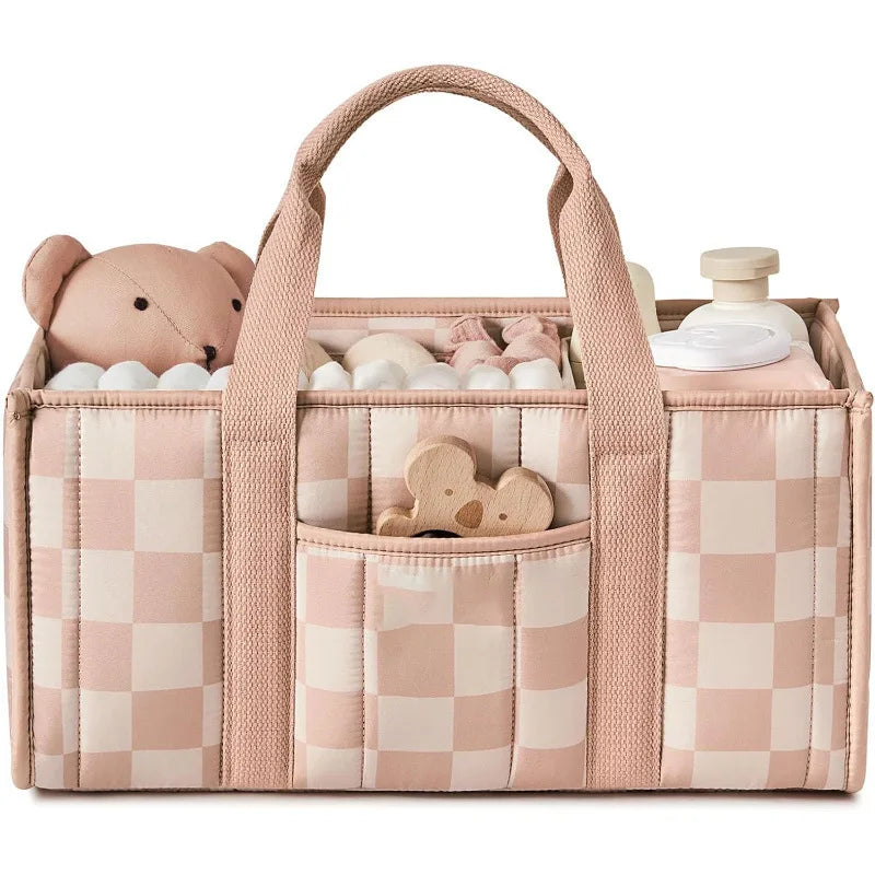 Floral Nursery Diaper Caddy