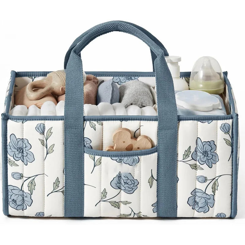 Floral Nursery Diaper Caddy
